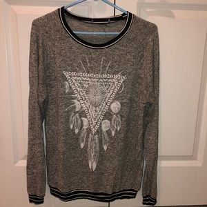 Revelation grey heathered comfortable sweater
